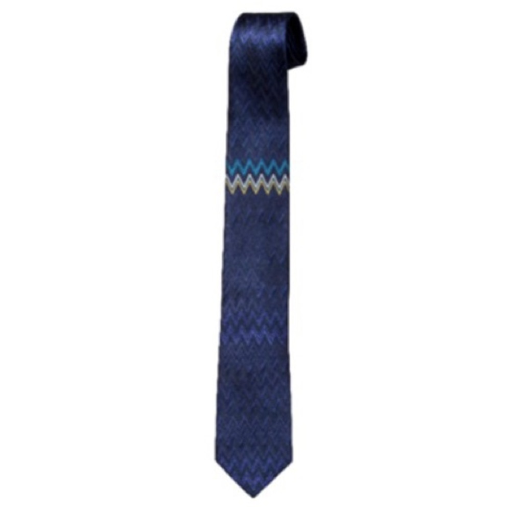 Missoni for Target Chevron Print Navy Blue Necktie